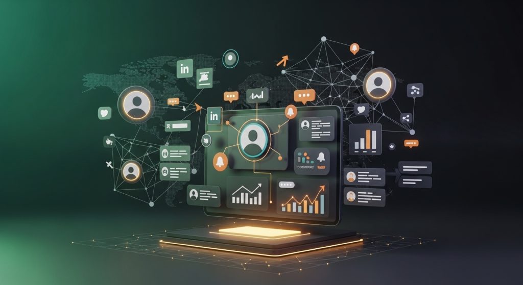 Shella efforts for linkedin users profile growth